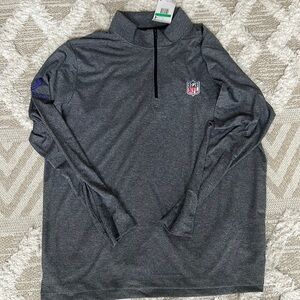 Men’s NFL Nike Golf Quarterzip Pullover with logo (pictures) on right arm